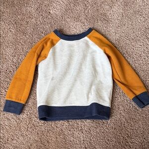 Old Navy Kids' Cream and Orange Raglan Sweater